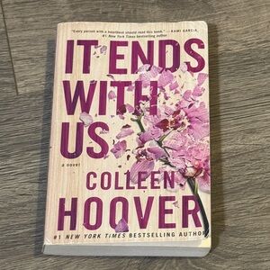 'It Ends With Us' Book with Purple Cover